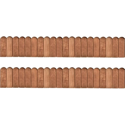 vidaXL Палисади за градина, 2 бр, 120 см, импрегниран бор (3053644)
