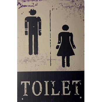 Ceduľa Toilet