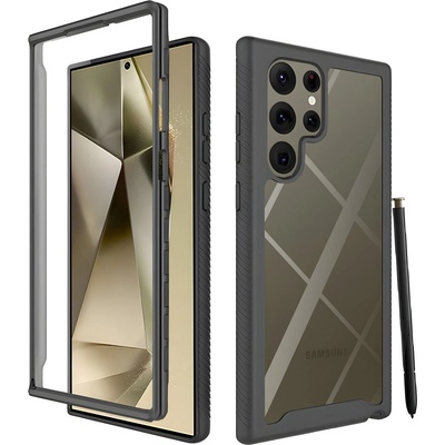 Techsuit - Defense360 Pro - Защитен калъф с фолио за Samsung Galaxy S24 Ultra - Черен KP30196 (30196)