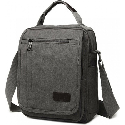 Sivá pánska textilná crossbody taška Concepción