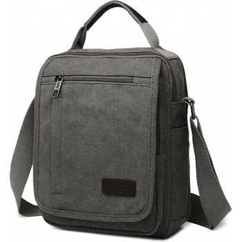 Sivá pánska textilná crossbody taška Concepción