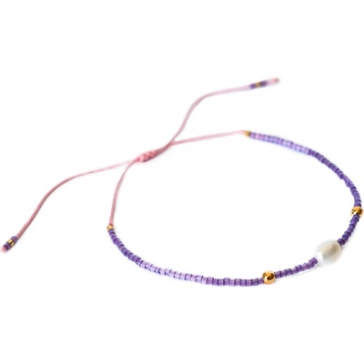 Bangles Purple korálkový 1613