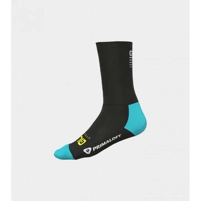 Alé Cycling zimné cyklistické ponožky THERMO PRIMALOFT SOCKS čierne/modré