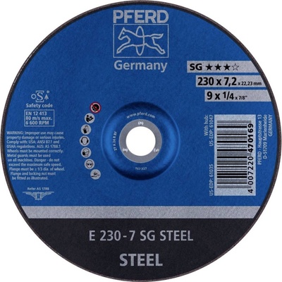 Pferd Brusný kotouč lomený 230 x 22.23 mm 62223626 10 ks