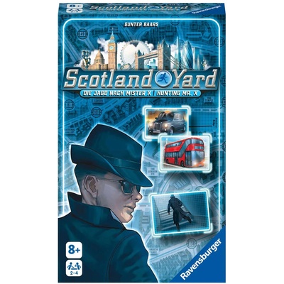 Ravensburger Настолна игра Scotland Yard: Hunting Mr. X (Travel Game) - Семейна (22451)