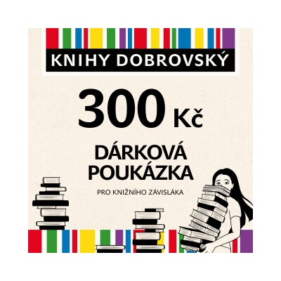 Elektronická dárková poukázka pro knižního závisláka 300 Kč