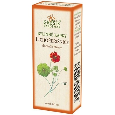 Grešík Natura Lichořeřišnice bylinné kapky 50 ml