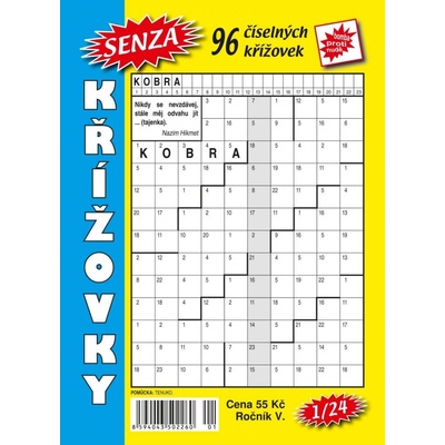 Senza číselné křížovky 1/2024