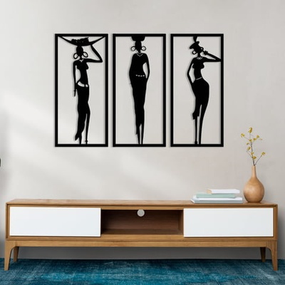 Decono Метална Декорация Африканки