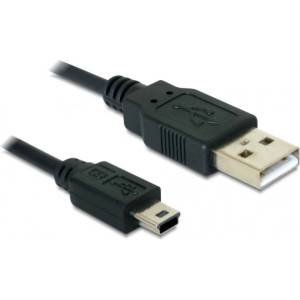 Delock Delock USB 2.0-A USB mini-B 5 pin 1 m кабел за апликация / апликация (DL82273)