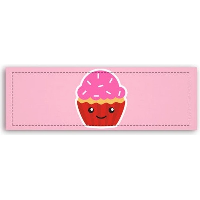 Fotoobraz 150x55 cm panorama Kawaii cupcake