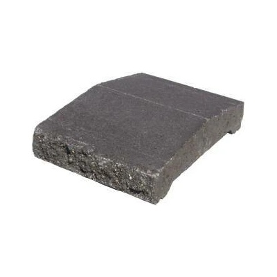 Zákrytová deska Presbeton FACE BLOCK ZDV 200, 20x30x7 cm, štípaná černá