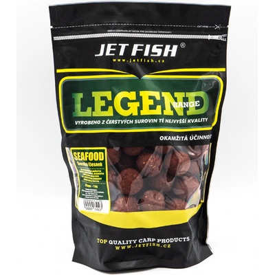 Jet Fish boilies Legend Range 1 kg 20 mm Seafood + švestka / česnek – Zboží Mobilmania