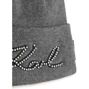 Karl Lagerfeld шапка бийни за деца от памучна материя (Z31423)