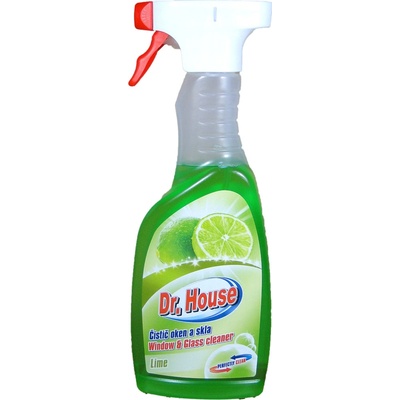 Dr. House Čistič oken Lime s rozprašovačem 500 ml