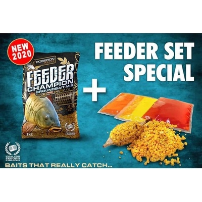 Poseidon Baits Poseidon Champion Feeder Edition + Liquid Monster Crab 1kg