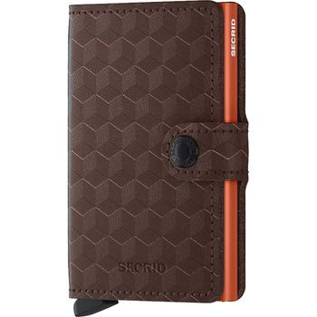 Secrid Кожен портфейл Secrid Optical Brown-Orange в кафяво (MOp.Brown.Orange)