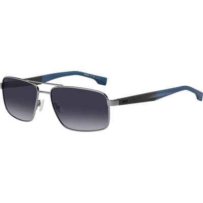 HUGO BOSS Слънчеви очила Boss Men's Round Sunglasses - Ruthenium Blue