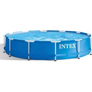 Intex Басейн Metal Frame Intex, Кръгъл, диаметър 366 см, височина 76 см (400327)