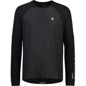 Mons Royale Мъжка фланелка с дълъг ръкав за колоездене Mons Royale Tarn Merino Bike Wind Jersey Cycling jersey - Black (056-3549-0111)