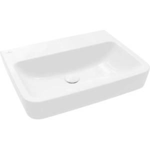 Villeroy & Boch O. novo - Умивалник за монтаж върху плот, 60x46 см, без преливник, без отвор за смесител, CeramicPlus, алпийско бяло 4A416FR1 (4A416FR1)