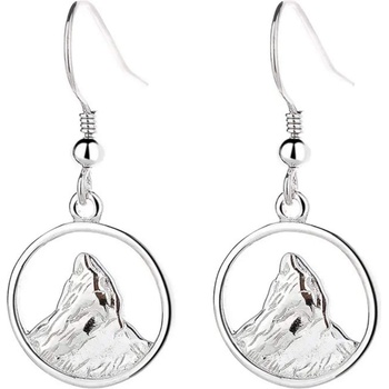 Silenti Jewelry Сребърни обеци "Връх