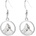 Silenti Jewelry Сребърни обеци "Връх