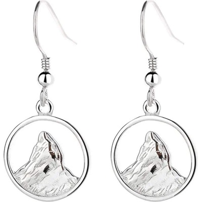 Silenti Jewelry Сребърни обеци "Връх