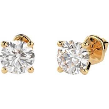 Cara Diamanti Дамски обеци от жълто злато с диаманти 1.0Ct Cara Diamanti K102-10012Y(5.1) (K102-10012Y(5.1))