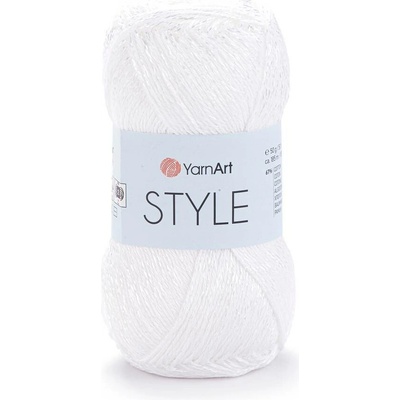 Yarn Art příze Style 650 bílá