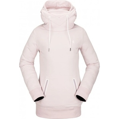 Volcom dámská mikina Polartec Ridin hoody Hazey Pink