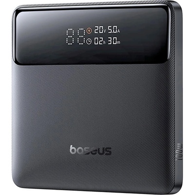 Baseus Външна батерия с два USB-A и два USB-C изходи и технология за бързо зареждане - Baseus Blade H1 Digital Display Power Bank 100W 20000 mAh (P10021604123-00) (черен) (P10021604123-00)