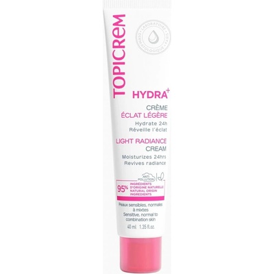 Topicrem Hydra+ Light Moisturizing Radiance Cream 40 ml