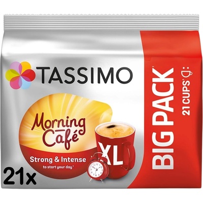 Douwe Egberts Tassimo Morning Café Strong&Intense XL капсули 21бр