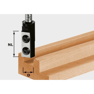 FESTOOL Drážkovacia fréza s obojstranným nožom HW S8 D12/30 WP Z1 491080