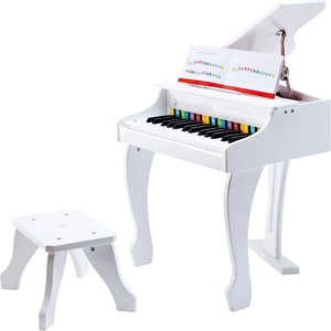 Hape Детски музикален инструмент Hape - Пиано, Делукс, Бяло (H0338)