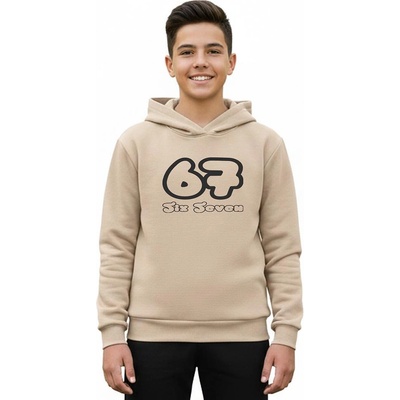 KANU Детско ватирано худи с качулка- триконечна вата "six seven 67 (33767)