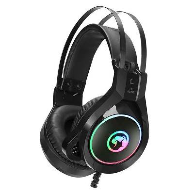 Marvo HG8901, slúchadlá s mikrofónom, ovládanie hlasitosti, čierna, USB (HG8901)