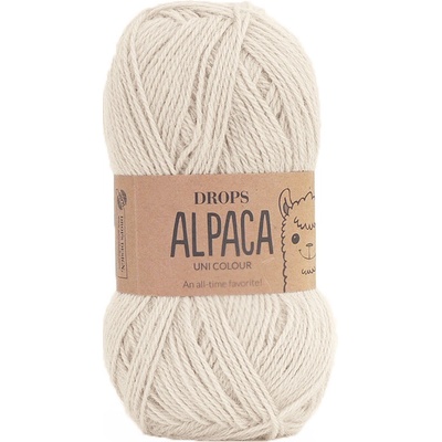 Příze DROPS Alpaca uni colour 9039 - písek