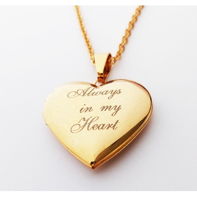 Talitha Колие с разтварящ се медальон „Винаги с теб