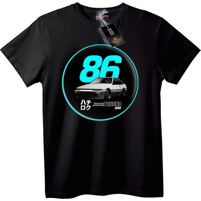 NOONEBRAND Тениска Toyota Trueno AE86 - L, Black