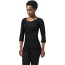 Urban Classics Ladies Long Rib Pocket Turnup Tee black