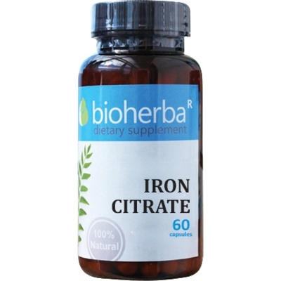 Bioherba Iron Citrate 25 mg [100 капсули]