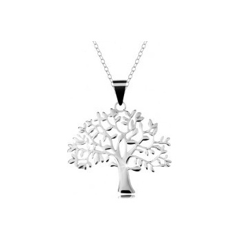 Šperky eshop Strieborný náhrdelník a prívesok veľký košatý strom života AC22.15