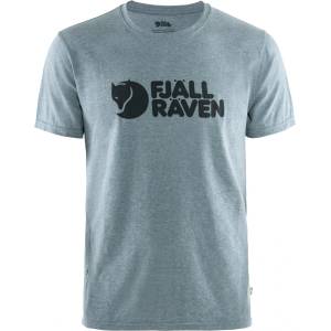 Fjällräven Мъжка тениска Fjällräven Fjällräven Logo T-shirt - Uncle Blue / Melange (016-6755-0412)