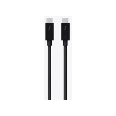Belkin Thunderbolt 3 Cable USB-C to USB-C 100W 40Gbps 5K/Ultra HD 0.8m - Black (F2CD084bt0.8MBK)