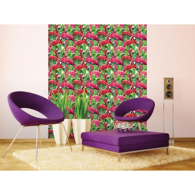 DIMEX ART Луксозна флизелинова тапета розови фламинго