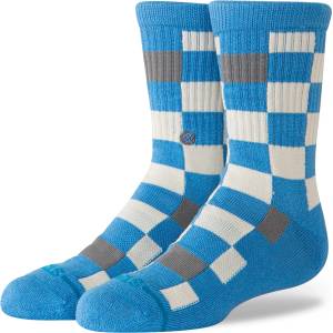 Stance Детски спортни чорапи Stance Kid's Chef Check Sports socks - Capriblue - размер 35-37 (EU) (207-1317-0112)