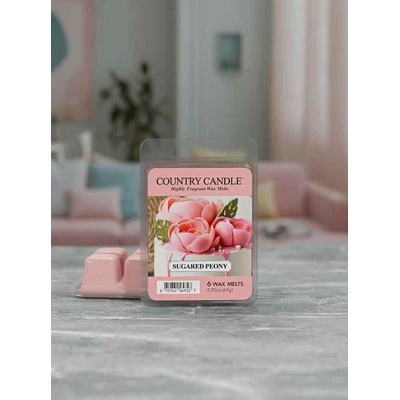 Country Candle Sugared Peony Vonný Vosk 64 g
