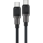ACEFAST Кабел за данни C10-03 - Acefast, тип-C към тип-C, 60 W, високоскоростно зареждане, 1, 2 м - черен